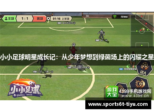 小小足球明星成长记：从少年梦想到绿茵场上的闪耀之星
